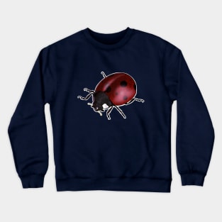 Lady(bug) in Red Crewneck Sweatshirt